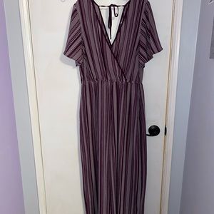 Purple romper/jumpsuit